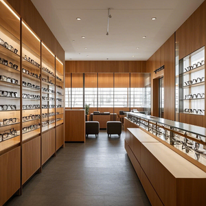 Cao cấp bằng gỗ tùy chỉnh kính quang học giới thiệu kính mắt giới thiệu hiển thị giá thời trang bán lẻ thiết kế nội thất furnituresales - Product Image 4