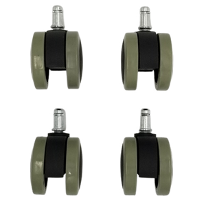 Atacado Durável Silenciosa 60 milímetros TPE Giratória Giratória Dupla Nylon <span class=keywords><strong>Caster</strong></span> Roda Para Cadeira - Product Image 6