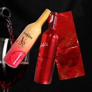 ฉลากหดรัดขวดพิมพ์ลายตามสั่ง สำหรับห่อขวดด้วยฟิล์มหด PETG PVC แบบห่อเต็มองศา สำหรับขวดเครื่องดื่มและน้ำผลไม้ - Product Image 2