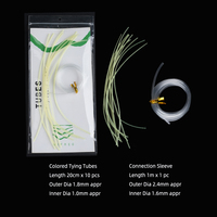 Tabung Plastik Hollow Main Tube Semi-Rigid Liner Tubing untuk Bahan Pembuatan Umpan Pancing Salmon