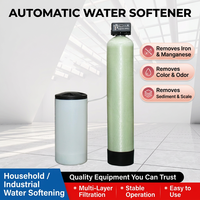 Sistema industrial de ablandamiento de agua con recipiente a presión de acero inoxidable 304 y control por medidor para caldera, HVAC y tratamiento de calefacción, 20 toneladas