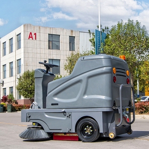 Balayeuse de sols professionnelle pour le nettoyage des rues, machine de balayage et de lavage de sols commerciale à vendre - Product Image 6
