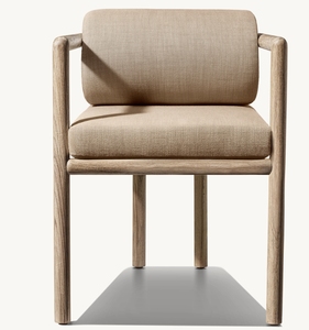 Hotel Garden Outdoor <span class=keywords><strong>Palma</strong></span> Teak Comedor Sillón Asiento de tela de teca Silla de comedor Juego de mesa - Product Image 2