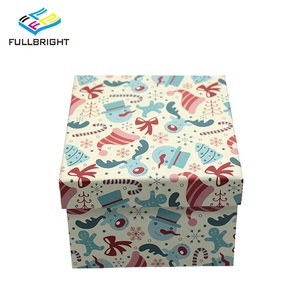 Personalizado de impresión Floral Rosa flor Zapatos Ropa regalo tapa y la Base de la caja de papel con impresión de logotipo - Product Image 3