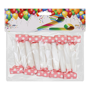 Fischietti <span class=keywords><strong>Musicali</strong></span> con Frange Metalliche Glitterate per Feste di <span class=keywords><strong>Compleanno</strong></span>, Baby Shower, Capodanno, Favori per Bambini - Product Image 1
