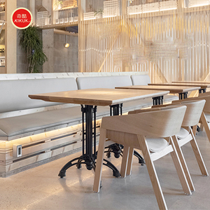 Ensemble de meubles de <span class=keywords><strong>restaurant</strong></span> rétro nordique personnalisé, Dubaï, Allemagne, Japon, hôtel, café, tables et chaises - Product Image 3