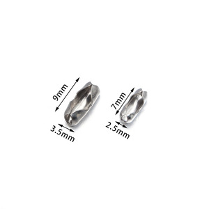 Hebilla de Cintura con Cuentas de Acero Inoxidable, Conector de Joyería con Patrón de Meandro, Accesorio DIY, Color Acero, Material 304 - Product Image 3