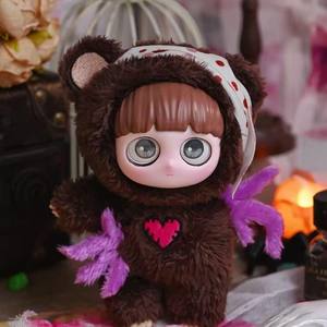 Kiki ชุดกล่องปริศนาทางการสำหรับตุ๊กตาสำนักงานแบบมือถือทันสมัยรูปตุ๊กตาผ้ากำมะหยี่มีสไตล์ของขวัญอนุภาคนาโนที่เติมเต็ม - Product Image 3