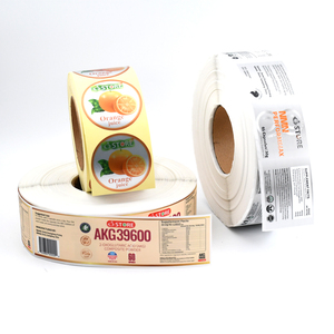 สติกเกอร์ไวนิลไดคัทแบบ UV พิมพ์ลายผลไม้ตามสั่ง ปั๊มนูนเพิ่มความโดดเด่น สติกเกอร์ทรงกลมแบบกำหนดเอง พิมพ์สติกเกอร์ตามสั่ง - Product Image 2