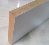 Mdf 18mm 15mm 3mm feuille 4x8 prix d'usine brillant panneau MDF brut pour Hogar Y Cocina découpe Laser