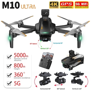 Mercadorias Explosivas M10 Ultra Xmrc 30mins <span class=keywords><strong>3</strong></span> Axis Gimbal Câmera Anti-shake 5g Rc Drone 5km Faixa Com 4k Camer e Gps Profissional - Product Image 5