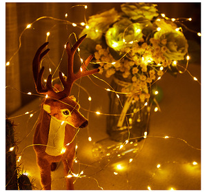 DC 5V USB Copper <strong>Wire</strong> <strong>LED</strong> String <strong>Light</strong> IP44 Fairy Garland Christmas Festival Decorative Dimmable Warm White Lighting - Product Image 3
