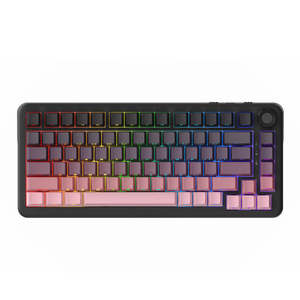 Clavier mécanique AJAZZ AK820 MAX <span class=keywords><strong>PLUS</strong></span> 75% Tri-mode, échangeable à chaud, rétroéclairage RGB, structure Gasket, <span class=keywords><strong>batterie</strong></span> 4000mAh - Product Image 3