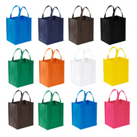 Bolso no tejido impreso con logotipo promocional personalizado de fábrica, bolso de compras no tejido de PP de compras resistente reutilizable