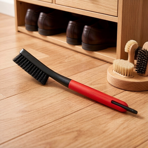 Brosse de nettoyage multifonctionnelle à long manche, brosse à chaussures réutilisable, brosse à récurer pour le nettoyage domestique, brosse à chaussures ergonomique - Product Image 2