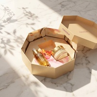 Creative Flower Opening Irregular Shaped Box Gift Boxes Packaging Luxury Recyclable Paper Boxes for Cosmetic Set and Gifts