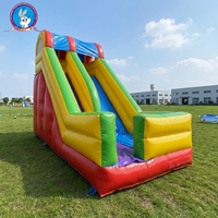 Tobogán Inflable de PVC Personalizado, Tobogán Inflable para Uso Comercial en Interiores y Exteriores