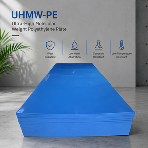 Plaque en plastique technique UHMWPE pour machine à ensacher le ciment, revêtement de chute anti-adhérent, aide à la circulation des poudres, OEM - Product Image 6
