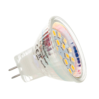 Ampoules LED Mini Spot MR11 GU4 12V 24V 2835 SMD 2W 3W 12LEDs 18LEDs Lumière Blanche Froide Chaude Brillante