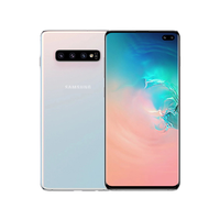 Smartphone Samsung S10 Plus 4G LTE débloqué, original, prise en charge de la langue allemande, prix bas, écran AMOLED