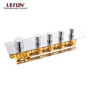 LESUN جودة عالية متعددة الألوان النحاس صمام 4 وظائف التحكم المحول - Product Image 1