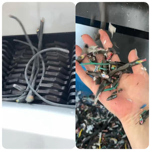 Broyeur à un seul arbre pour déchets solides municipaux en plastique, fabriqué en Chine, à prix abordable, à vendre - Product Image 2