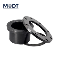 Raccords de fusion bout à bout, adaptateurs, manchons à bride et embouts pour tuyaux HDPE de grand diamètre SDR17 PN16 DN710, pour pipelines polyéthylène haute pression