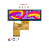 3,9 Zoll 480x128 ST7282A RGB-Schnittstelle Hochhelles 2000 Nit Bartype Display Strip IPS LCD-Modul