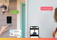 Sonnette vidéo IP intelligente HIWINK, détection de mouvement, déverrouillage par mot de passe/carte IC/NFC/application/panneau de commande intelligent, 2MP, IP65