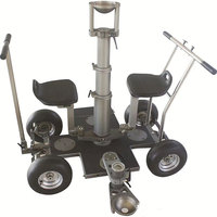 Chariot de caméra GFM Quad Dolly avec quatre roues au sol