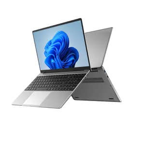 Hot Sale Low Cost Wholesale 15.6 Inch Silver Color Gaming Computer Win10 AMD 5700U LPDDR4 16GB SSD 256GB Office Laptops Computer