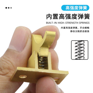 Loquet de fenêtre en laiton de style chinois avec installation facile pour portes et fenêtres - Product Image 4