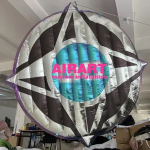 Сумасшедший надувной рекламный щит для украшения вечеринки, надувной дискотечный шар с логотипом для продажи