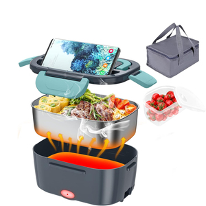 Chauffe-plat portable 350W en acier inoxydable 2,4L pour la maison et l'extérieur – Vente en gros - Product Image 1