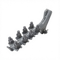 Pince de tension NLD-1-2-3-4 à boulon en fonte malléable galvanisée à chaud, accessoire de ligne pour câble de tirage, fixation permanente pour câble de soutien