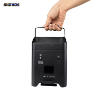 Shehds Télécommande sans fil Wifi APP Smart LED Par 6x18W RGBAW + Prix d'éclairage UV Éclairage de scène de mariage Lumière de batterie Par