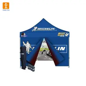 Tent Customized Advertising Outdoor Printed Tent Waterproof Events Tent Portable Retractable Gazebo Roof