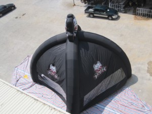 Inflatable BC Bike Camping Tent Digital Printing 12ft Dimensions Electric Air <b>Pump</b> Waterproof Windproof Custom Logo Advertising - Product Image 6