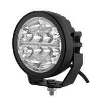 Phare de travail LED moderne 5'' E-MARK 60W double ambre/blanc DRL IP68 9-32V, feux de conduite et projecteur pour 4x4, camions et SUV tout-terrain