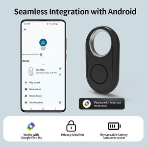 Localizzatore Anti-smarrimento <span class=keywords><strong>Google</strong></span> Android BLE 5.4 con 1 Anno di Autonomia, Tracciamento Globale e Altoparlante Integrato per Veicoli, Bambini, Animali Domestici, Chiavi - Product Image 2