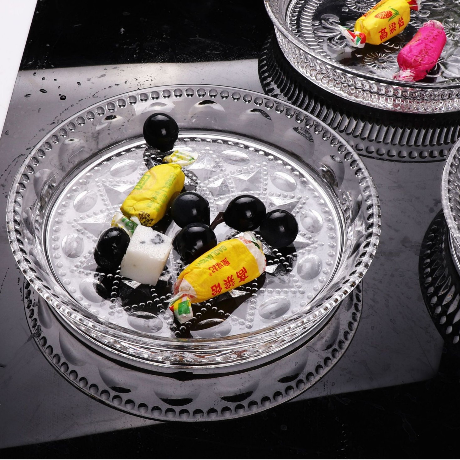 Assiette à fruits en forme de losange