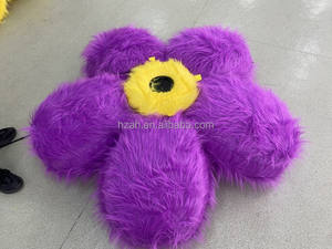 Piel <span class=keywords><strong>inflable</strong></span> <span class=keywords><strong>de</strong></span> flores <span class=keywords><strong>de</strong></span> margaritas <span class=keywords><strong>de</strong></span> felpa púrpura personalizada para decoración <span class=keywords><strong>de</strong></span> escenario inflables publicitarios - Product Image 5