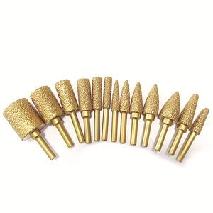 Chân không brazed kim cương Mài bit Burrs mài đầu khắc bit cho kim loại 6mm Shank - Product Image 2