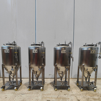 Réservoir de fermenteur conique en acier inoxydable 100L pour le brassage à domicile