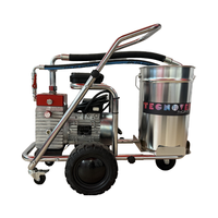 Support de peinture TECNOVER pour chariot, complet avec extension de valve d'aspiration, conçu pour la pulvérisatrice de peinture sans air Testarossa