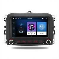 Autoradio Android CYNAVI spécifique au véhicule Fiat 500L 2013-2019, écran HD 7 pouces, MP3/MP4, 4G, GPS, Wi-Fi, USB pour radio intégrée