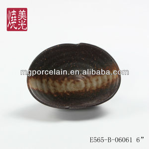 Assiette de service à dessert tempura salade en <span class=keywords><strong>terre</strong></span> <span class=keywords><strong>cuite</strong></span> vaisselle en céramique pour restaurant japonais coréen - Product Image 6