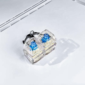 Testeur de clavier mécanique en EVA, régulateur de pression des doigts, porte-clés de décompression Tetris à quatre touches, unisexe, 14 ans et plus - Product Image 2