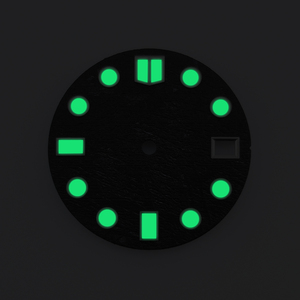 Personnalisable 28.5mm Date Lumineux En Laiton Montre-Bracelet Avec NH35 Mouvement 3 8 4 2 Horloge Cadran Stérile et Propre Logo - Product Image 2