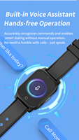 Reloj Inteligente para Niños con Teléfono Móvil, Dispositivo de Localización Unisex para Estudiantes, Pantalla IPS IP67 de 1.50 Pulgadas, Compatible con Tarjeta SIM 4G